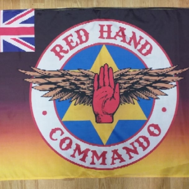Red Hand Comrades Collectors Flag